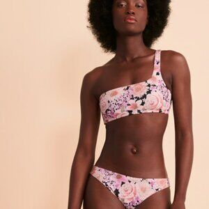 NWT SANCTUARY SWIM PETAL PUSHER One Shoulder Bikini
